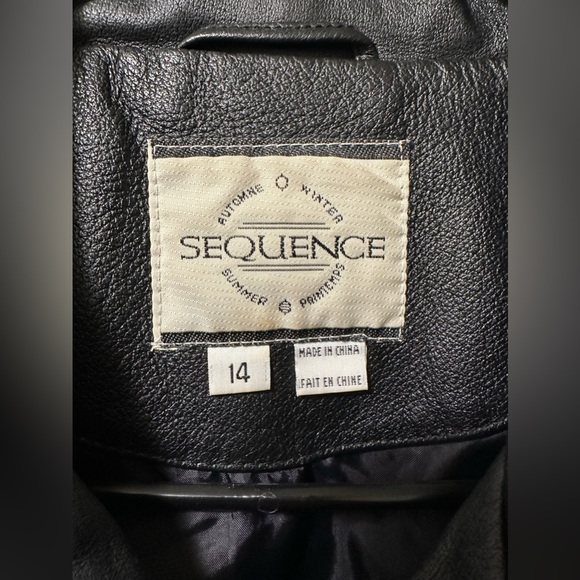 VINTAGE LEATHER JACKET/SHACKET - Picture 2 of 5